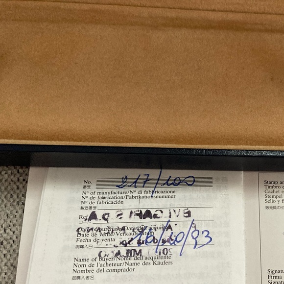 Unique rare carbongold Bulgari watch,unisex with warranty and original box 1993 - Picture 7 of 10